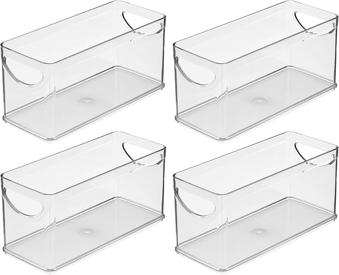 iDesign Narrow Pantry Bin with Handles, Made in USA - Image 9