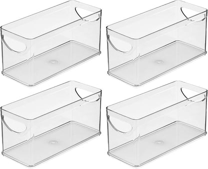 iDesign Narrow Pantry Bin with Handles, Made in USA - Image 9
