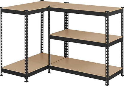 Topeakmart 5-Tier Utility Shelves, Metal Storage Shelves Garage Shelving Unit - Image 9