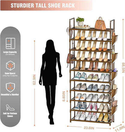 LUKYTOWER Tall Shoe Rack - Image 3