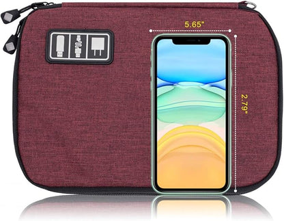 Travel Cable Organizer Bag Waterproof Portable Electronic Accessories Organizer - Image 6
