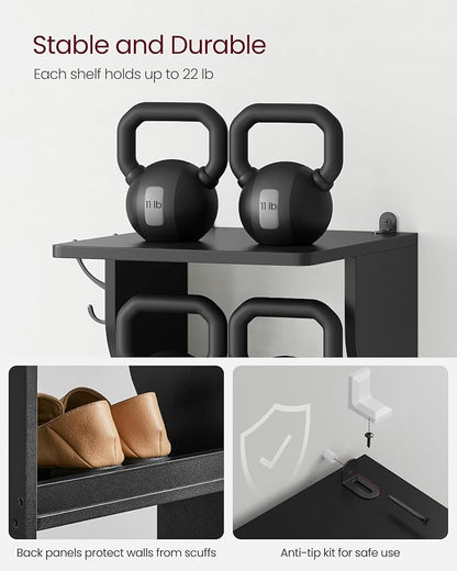 VASAGLE 7-Tier Vertical Shoe Rack, Narrow Shoe Storage Organizer - Image 6