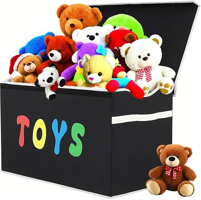 YOLOXO Toy Box Chest, Collapsible Sturdy Storage Bins - Image 9