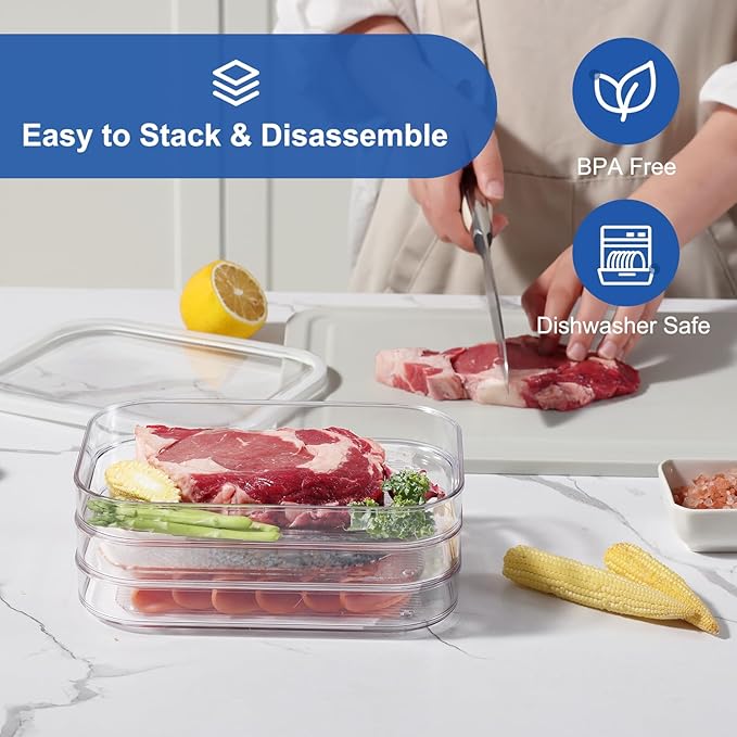 Stackable Deli Meat Storage Container - Image 3