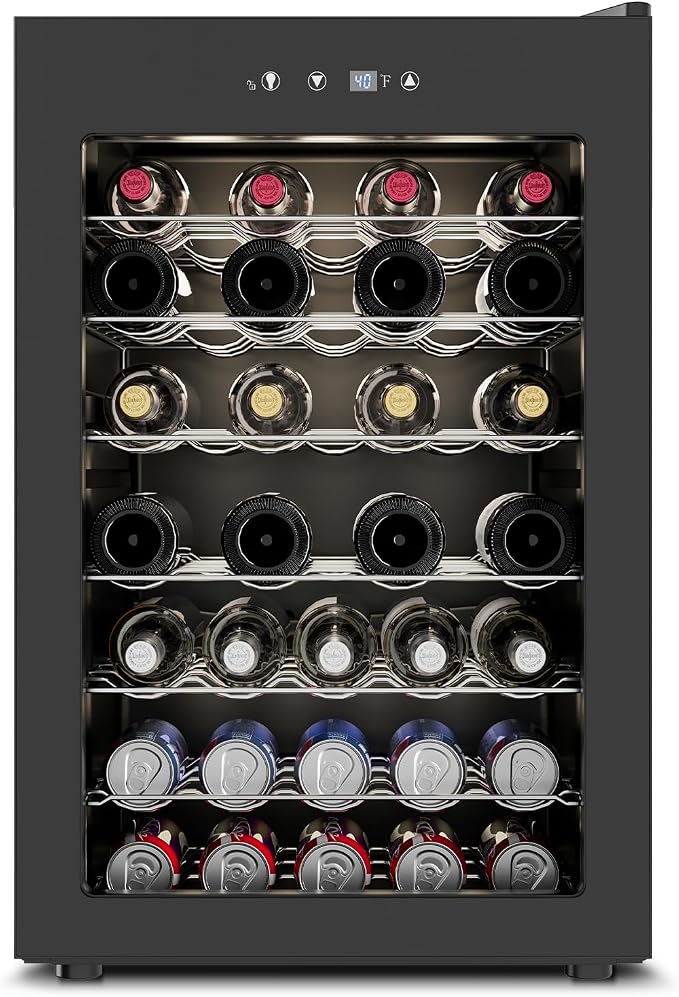 Wine Cooler Refrigerator by Feelfunn