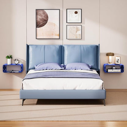 Acrylic Floating Nightstand, Bedside Table, Nightstand Shelf Wall Mounted - Image 5