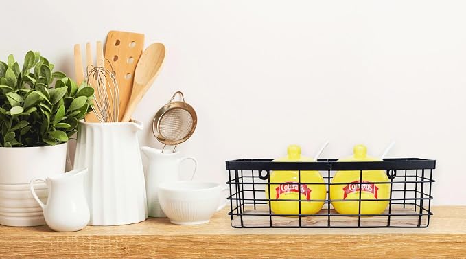 Farmhouse Metal Wire Basket - Image 3