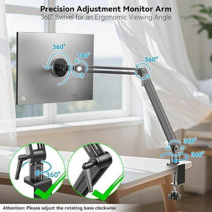 Jakeko Strong Magnetic Portable Monitor Desk Clamp - 75mm VESA Mount 4.7" 12.9" - Image 4