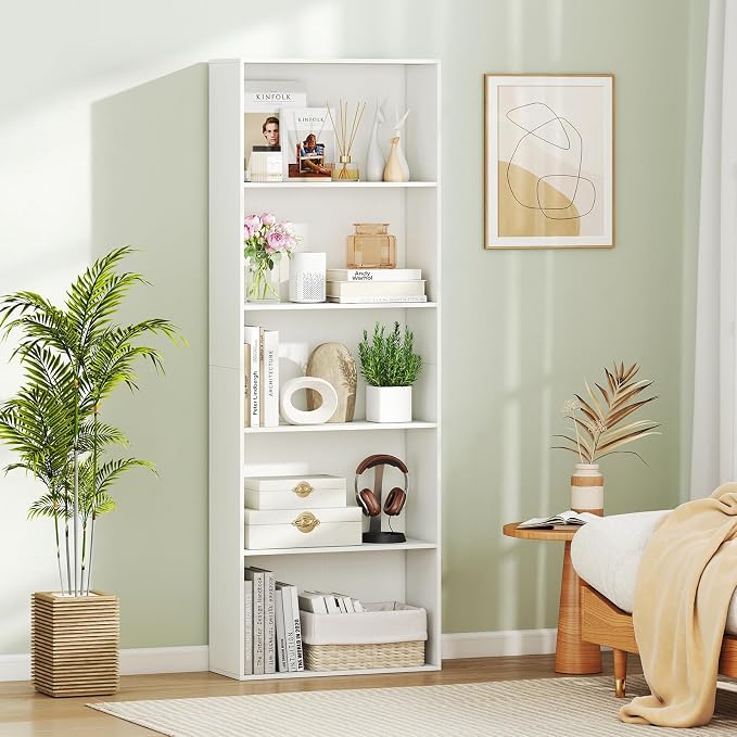 Giantex 5-Tier Bookshelf, Freestanding Bookcase - Image 9