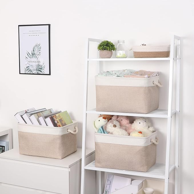 Bidtakay Large Fabric Baskets - Image 2