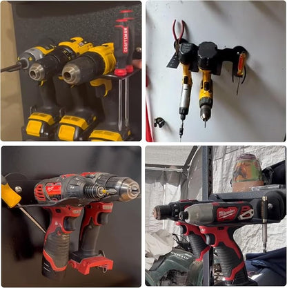 MUTUACTOR Super Power Tool Organizer Heavy Duty, Magnetic Mount Drill Holder - Image 6