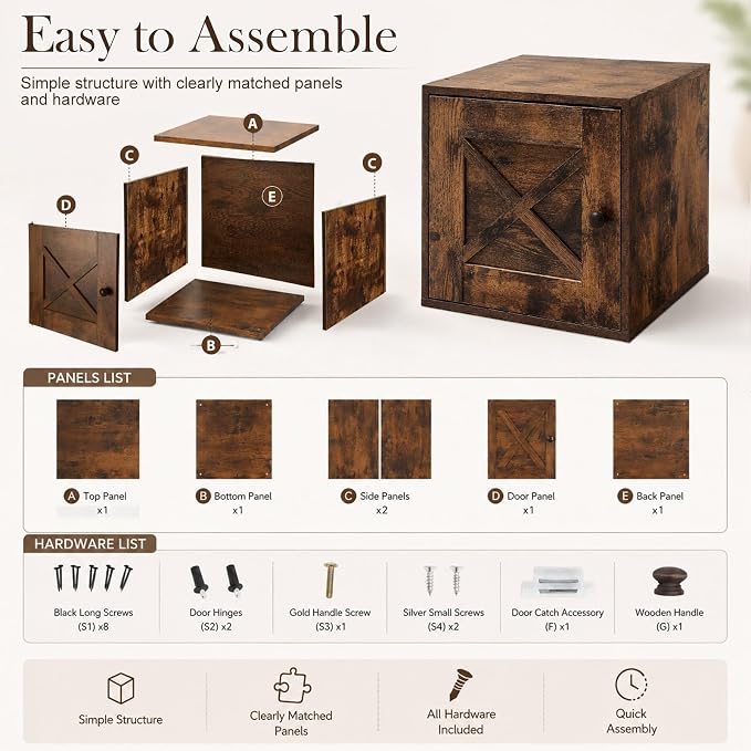 15" H x 15" W x 11.75" D Stackable Cube Storage Organizer - Image 7