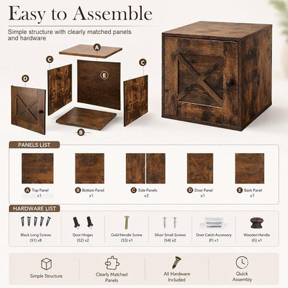 15" H x 15" W x 11.75" D Stackable Cube Storage Organizer - Image 7