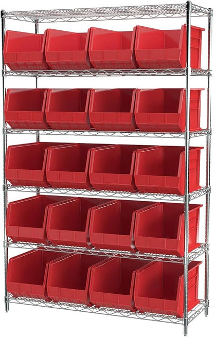 Akro-Mils 30260 AkroBins Plastic Storage Bins, Space-Saving Stackable Bins - Image 9