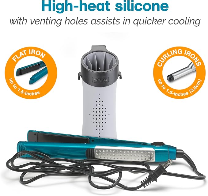 Polder BTH-7030-94 Hot Sleeve Hair Styling Tool Storage Caddy, - Image 6