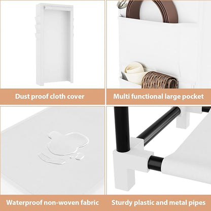 VTRIN Vertical Narrow Shoe Rack Organizer Tall Shoe Rack - Image 4