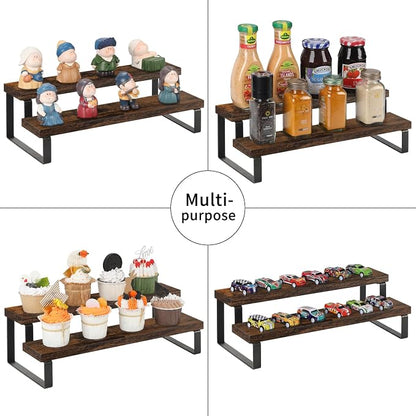 YINMIT Wooden Display Riser Stand, Tiered Perfume and Cologne Organizer Stand - Image 7