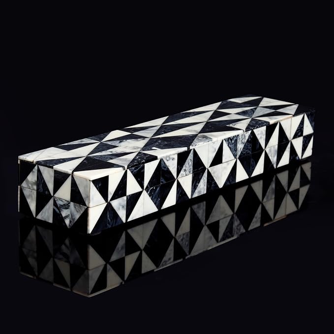 Handicrafts Home Decorative Remote Holder Box 10x2.5 – Slim Organizer Box - Image 5
