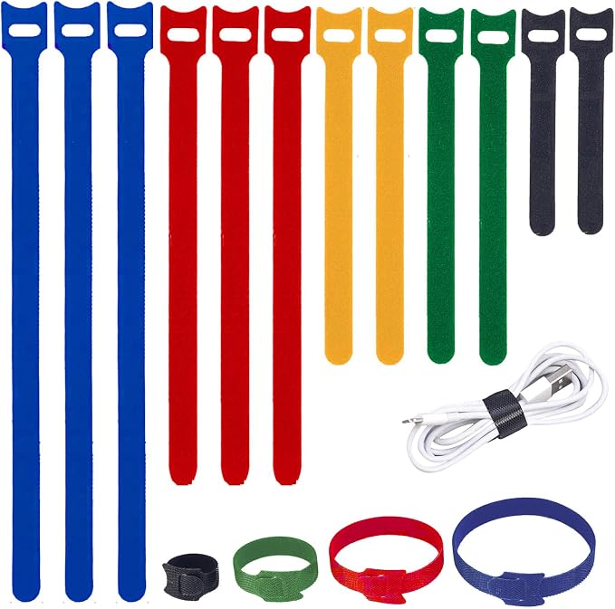 MVYC 200PCS Reusable Cable Ties Wire Ties Cord Organizer Cable Organizer by SyncYourLifeWithMVYC