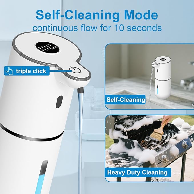 Automatic Liquid Soap Dispenser Touchless, USB Rechargeable Smart Hand Soap - Image 5
