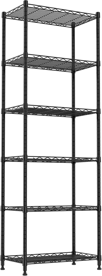 REGILLER 6 Wire Shelving Steel Storage Rack Adjustable Unit Shelves by REGILLER