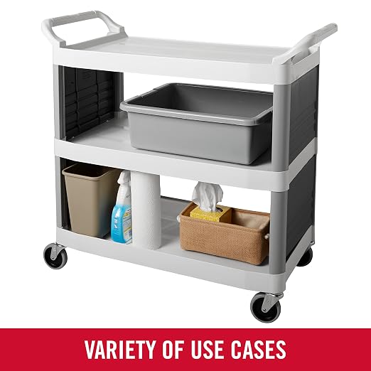 Rubbermaid Commercial Products Standard Bus/Utility Box, Heavy Duty Plastic - Image 6
