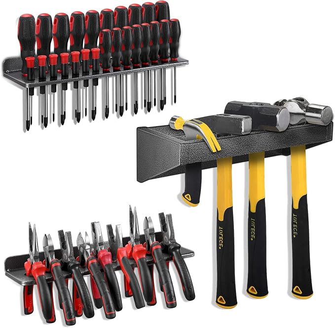 Screwdriver Organizer，Metal Screwdriver Organizers, Hammer Rack，Pliers Organizer by AHOWPD