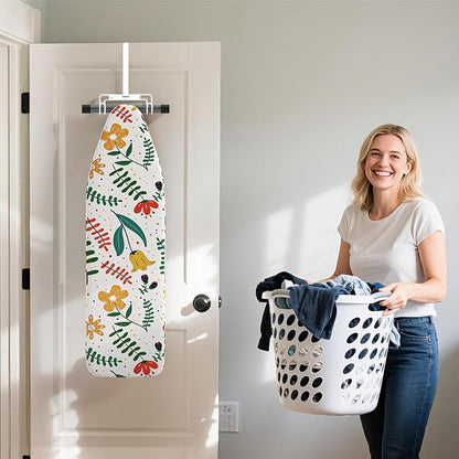 Over The Door & Wall Mount Ironing Board Hanger - Image 2