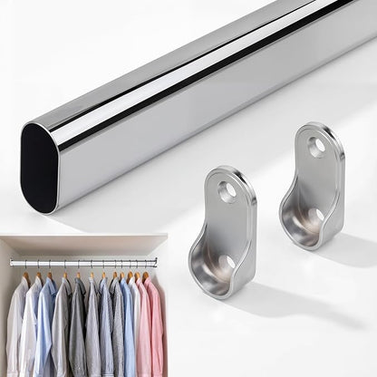 Adjustable Oval Closet Rod by FIRJOY