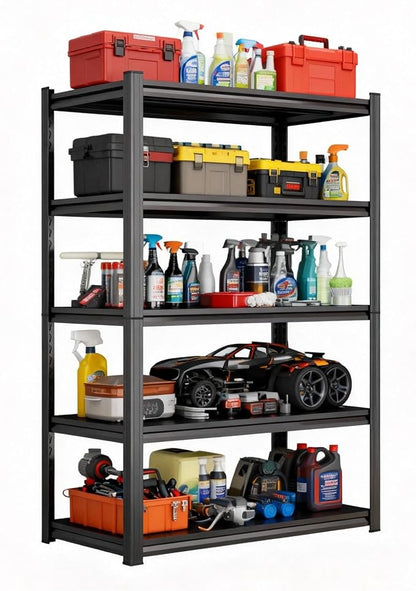 Garage Shelves, Double-Layer Uprights, Thickened Shelves, Waterproof &Rustproof - Image 8