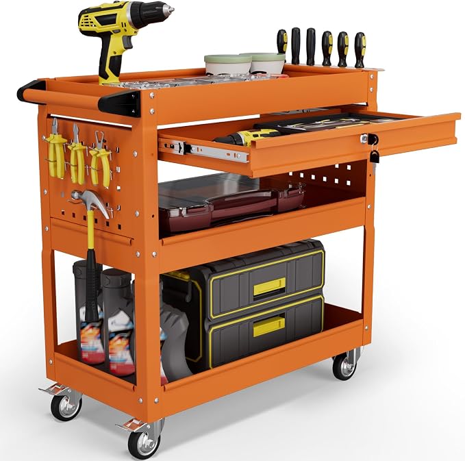 3 Tier Tool Cart on Wheels by Thechoiceofanewgeneration