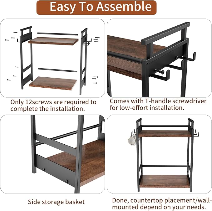KLM 2 Tier Coffee Bar Organizer - Image 7