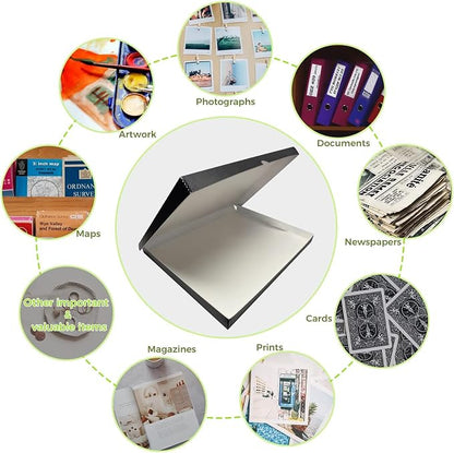 Lineco Clamshell Archival Storage Box, 18.5x24.5x1.75 In, Organize and Store - Image 6