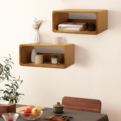 Floating Nightstand, Wall Mounted Bedside Shelf, Handmade Bedroom Furniture - Image 7