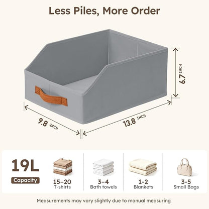 Homsorout Fabric Storage Bins for Organizing - Image 8