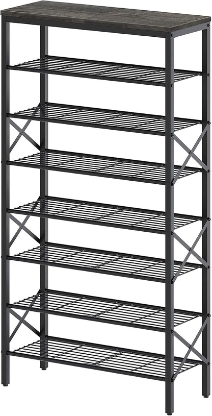 YATINEY 8 Tier Shoe Rack, Large Capacity Shoe Storage Organizer Holds 32 Pairs by Yatiney
