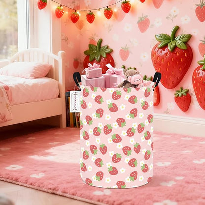 QUEENLALA Large Storage Basket, Laundry Hamper/Bathroom/Home Decor/Collapsible - Image 4