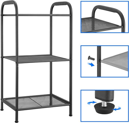 MAX Houser Storage Rack with Shelf, Industrial Style Extendable Plant Stand - Image 4