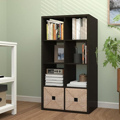 CTESNE【2026 Wooden Thick Frame 8 Cube Storage Organizer Shelf - Image 2