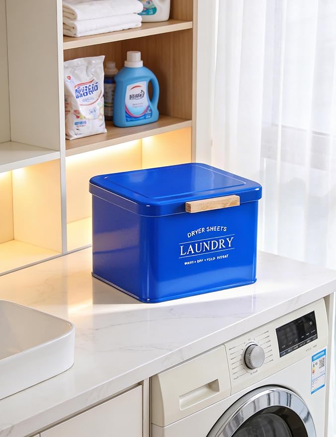 Dryer Sheet Holder with Hinged Lid - Image 3