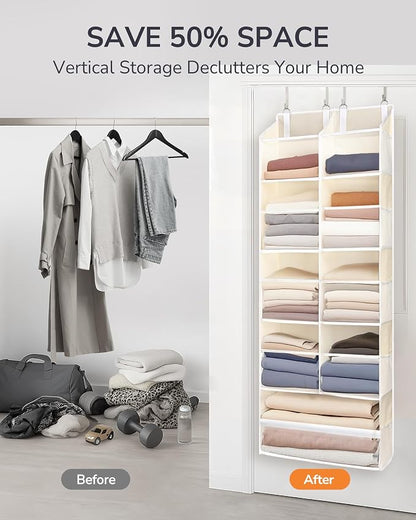 ULG Over the Door Organizer, 5-Tier Extra Large Hanging Storage - Image 7