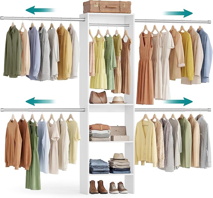 SONGMICS Closet System, Customizable Walk-In Closet Organizer System by Unknown