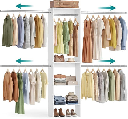 SONGMICS Closet System, Customizable Walk-In Closet Organizer System by Unknown