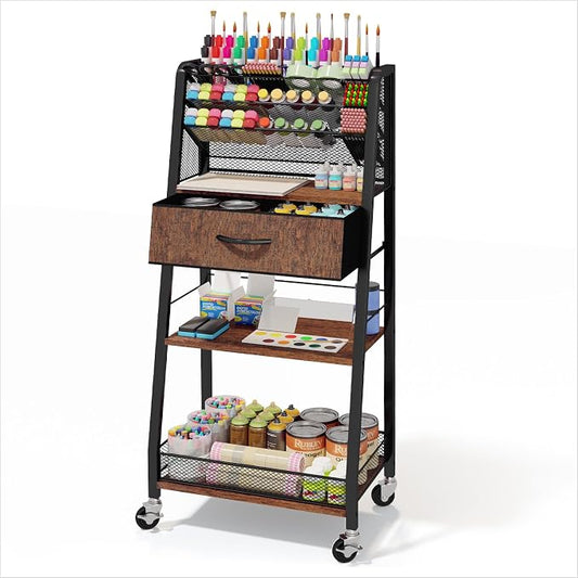 3 Tier Rolling Cart by Homsorout