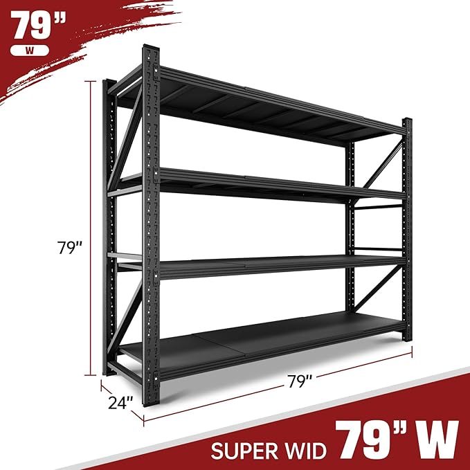 7000LBS Storage Shelves, Shelving Units Industrial Shelving - Image 2