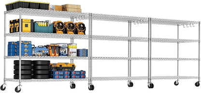 PrimeZone 4 Tier 55.5" Wx24 Dx76 H Wire Shelving by PrimeZone