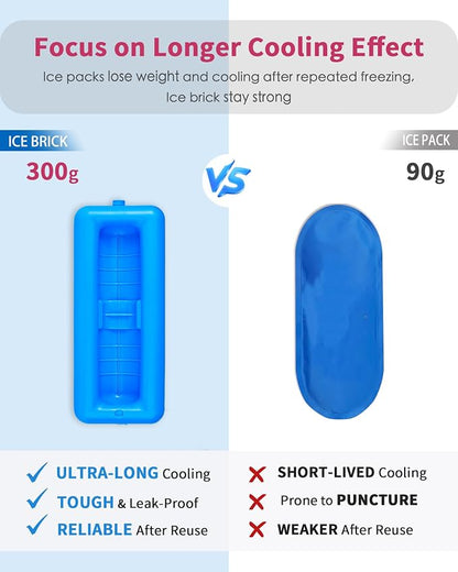 Insulin Vial Cooler Travel Case TSA Approved 300g Reusable Ice Brick Insulin - Image 2