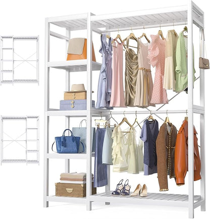 Homykic Bamboo Clothes Rack Garment Rack by Homykic