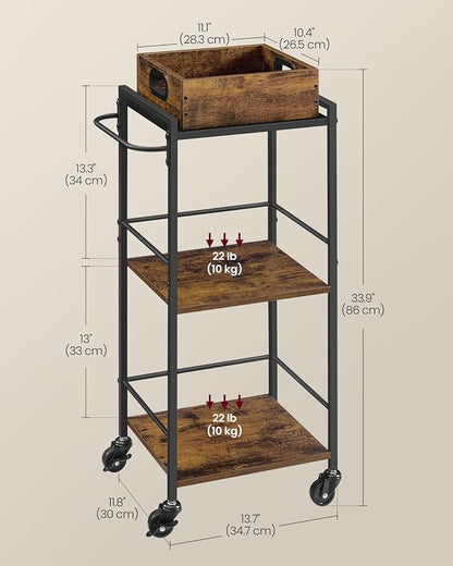 VASAGLE Kitchen Serving Cart - Image 6