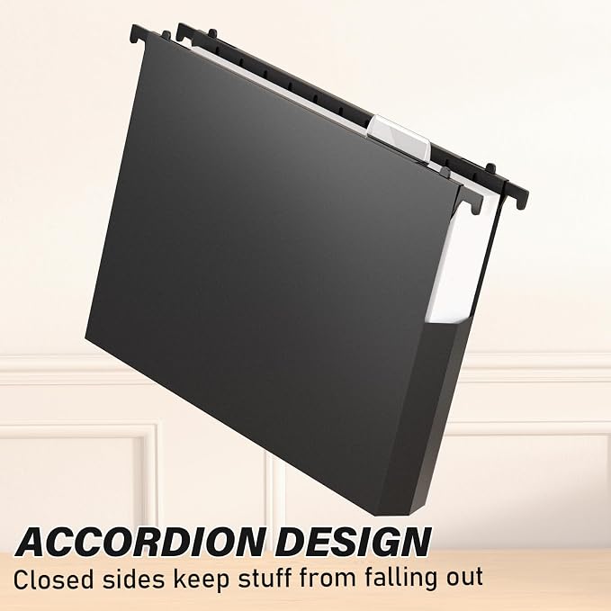 Extra Capacity Hanging File Folders Letter Size, Heavy Duty 2" Expandable Hang - Image 6